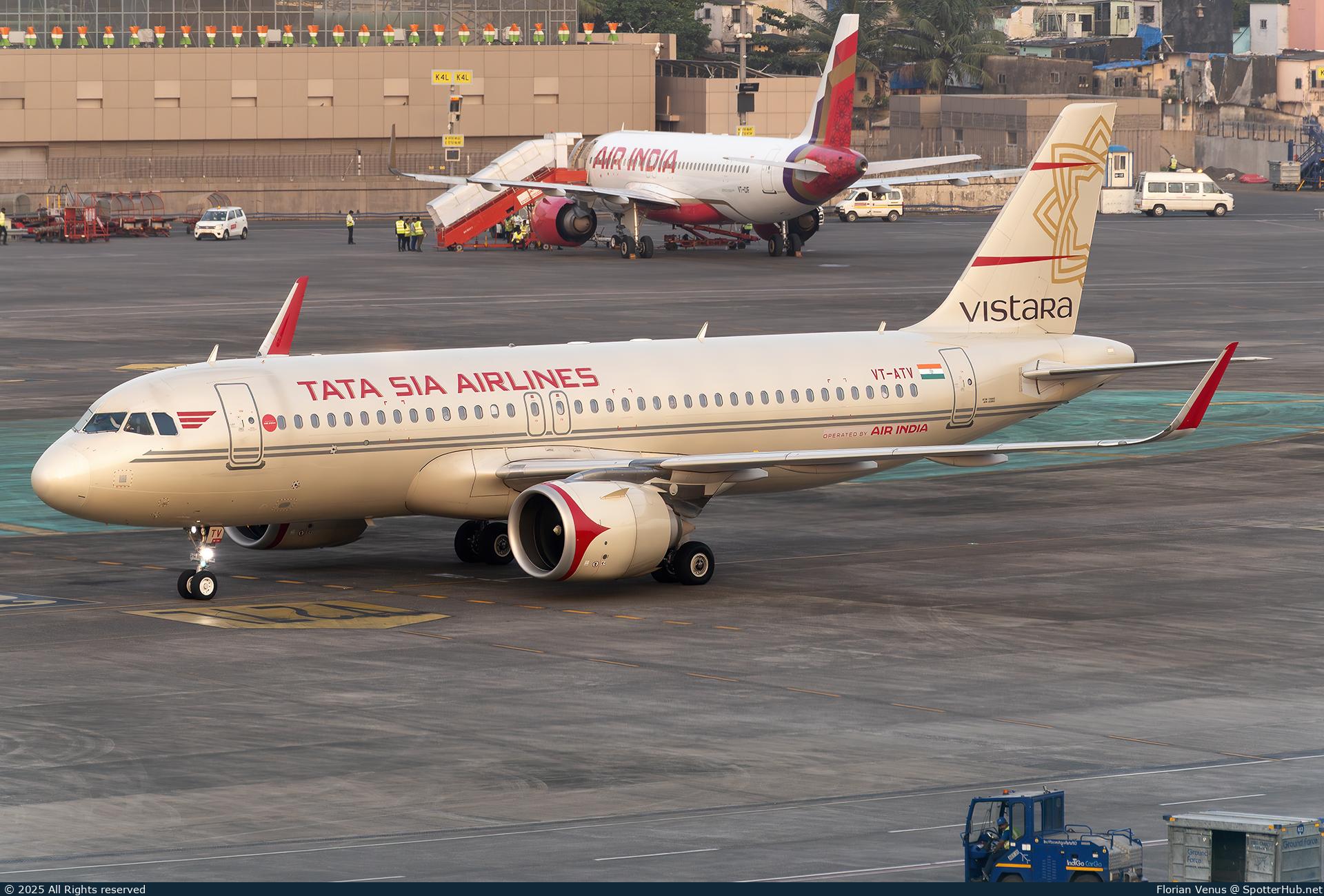 Photo of VT-ATV - Airbus A320-251N operated by Vistara