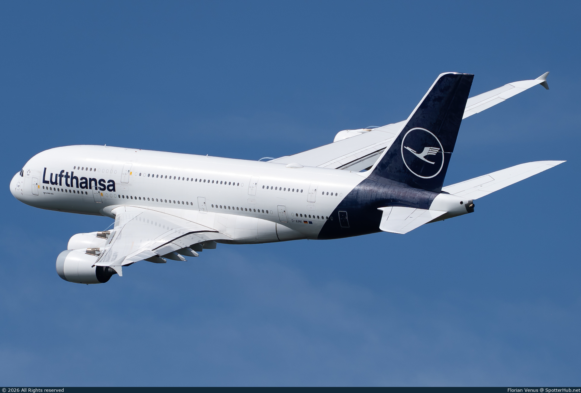 Photo of D-AIMK - Airbus A380-841 operated by Lufthansa