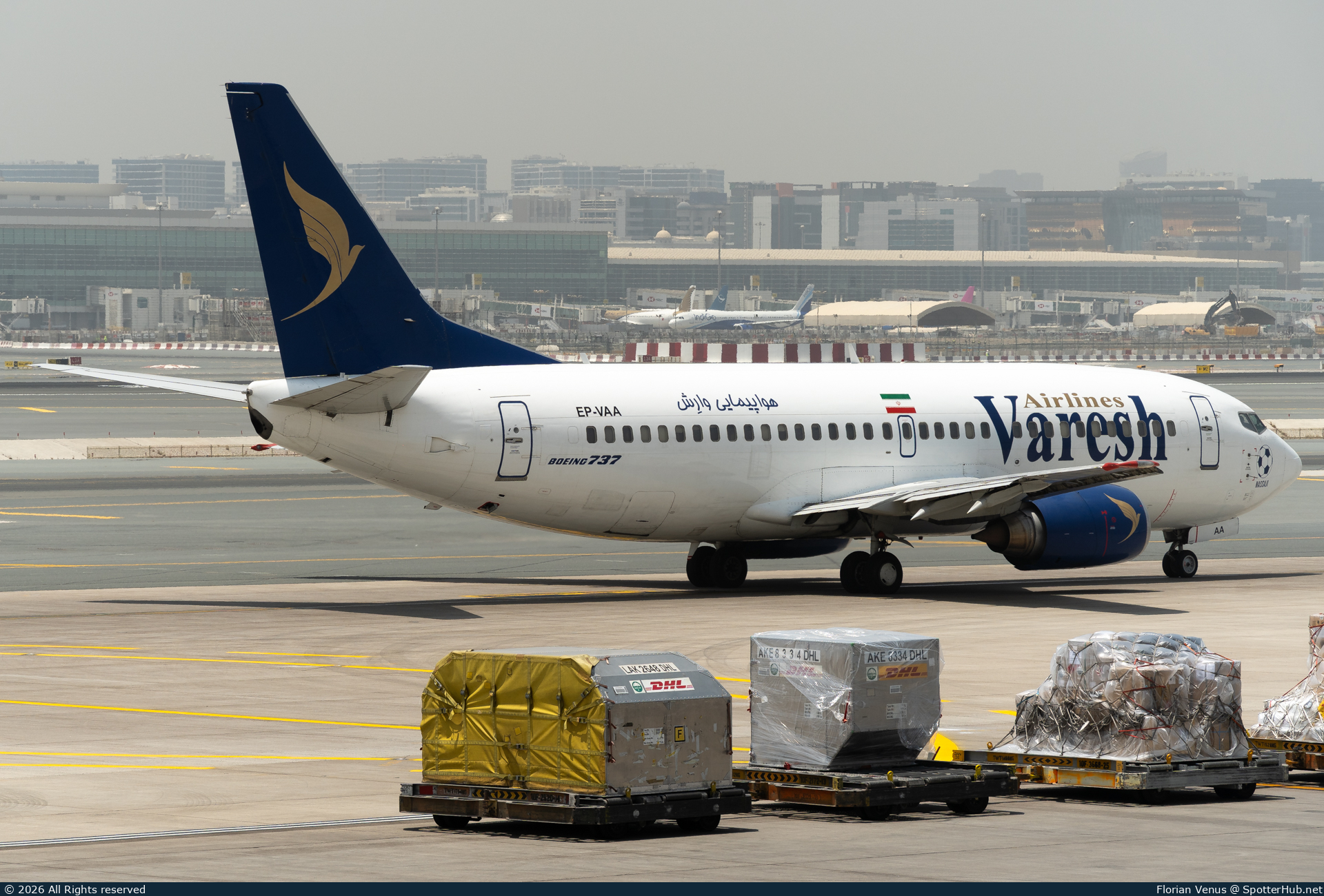 Photo of EP-VAA - Boeing 737-3S3 operated by Varesh Airlines