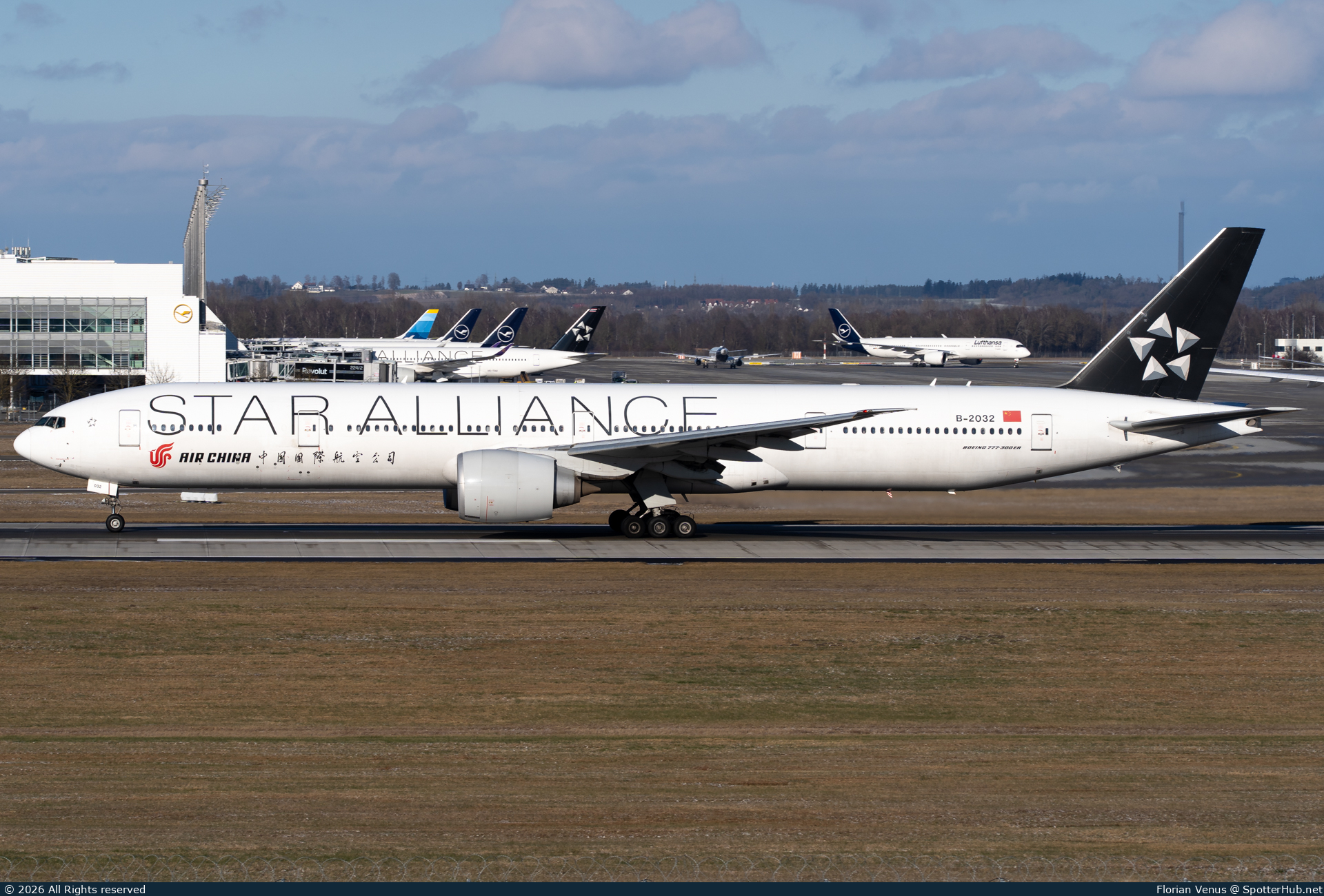 Photo of B-2032 - Boeing 777-39L(ER) operated by Air China