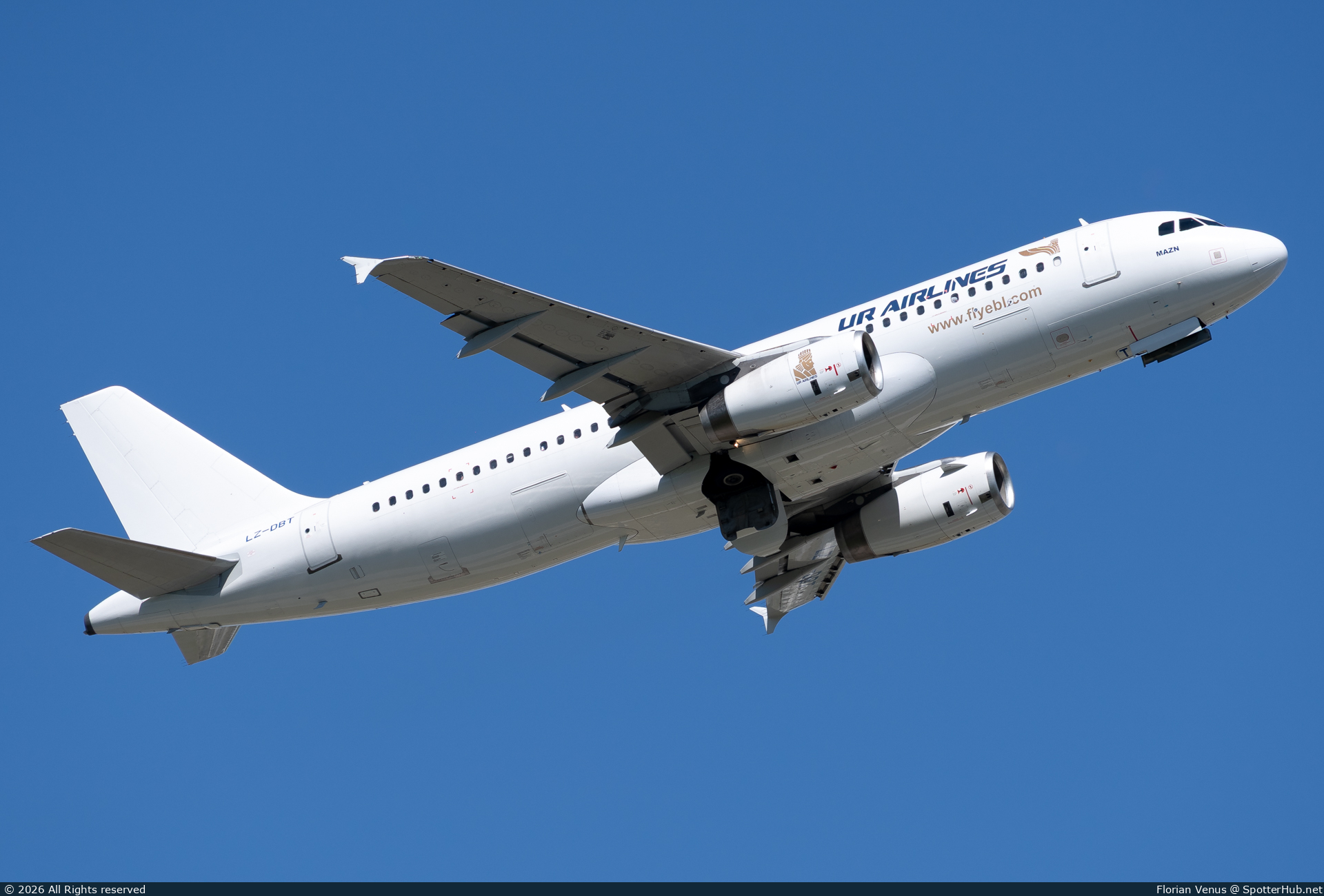 Photo of LZ-DBT - Airbus A320-232 operated by UR Airlines (opb BH Air)