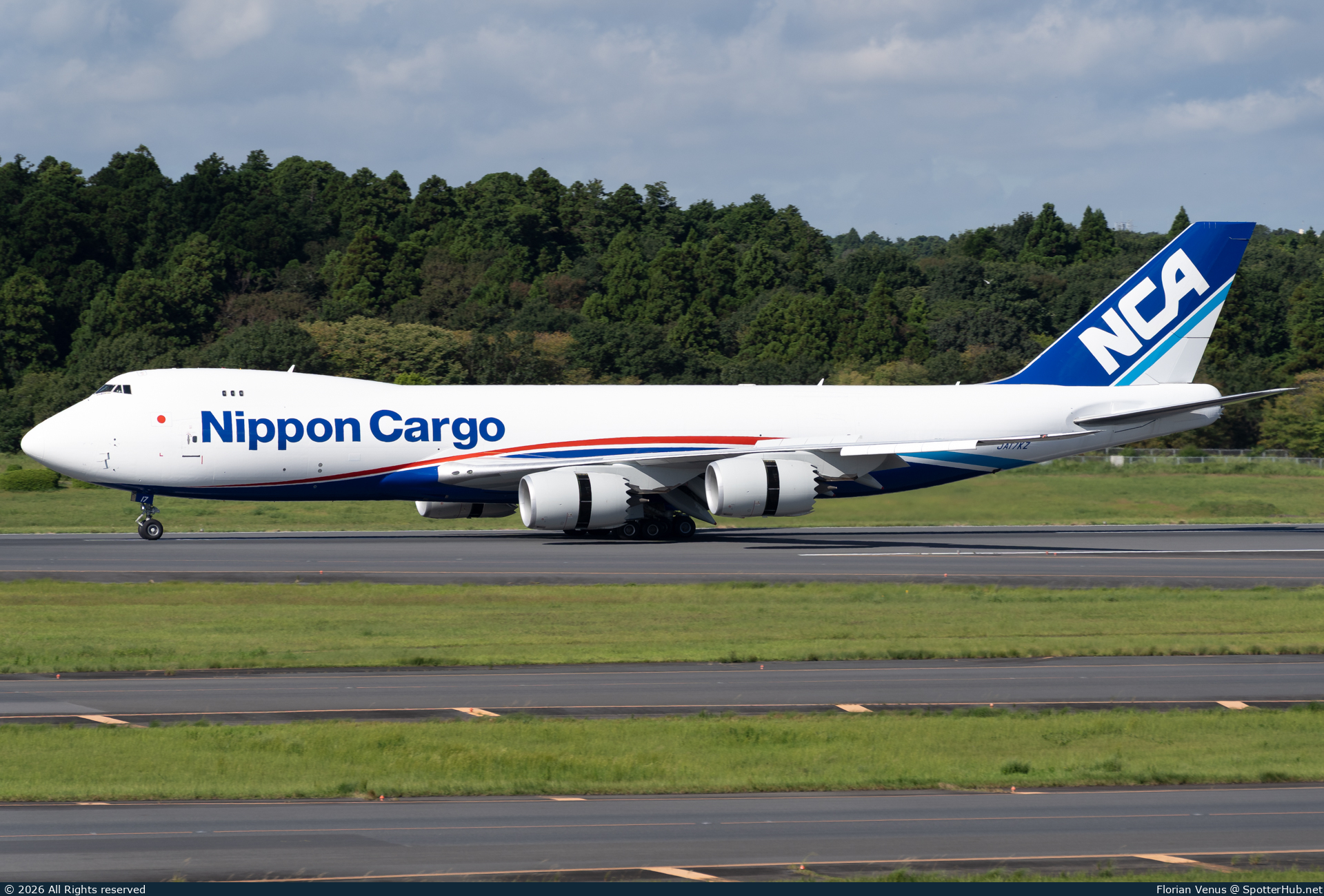 Photo of JA17KZ - Boeing 747-8KZF operated by Nippon Cargo Airlines