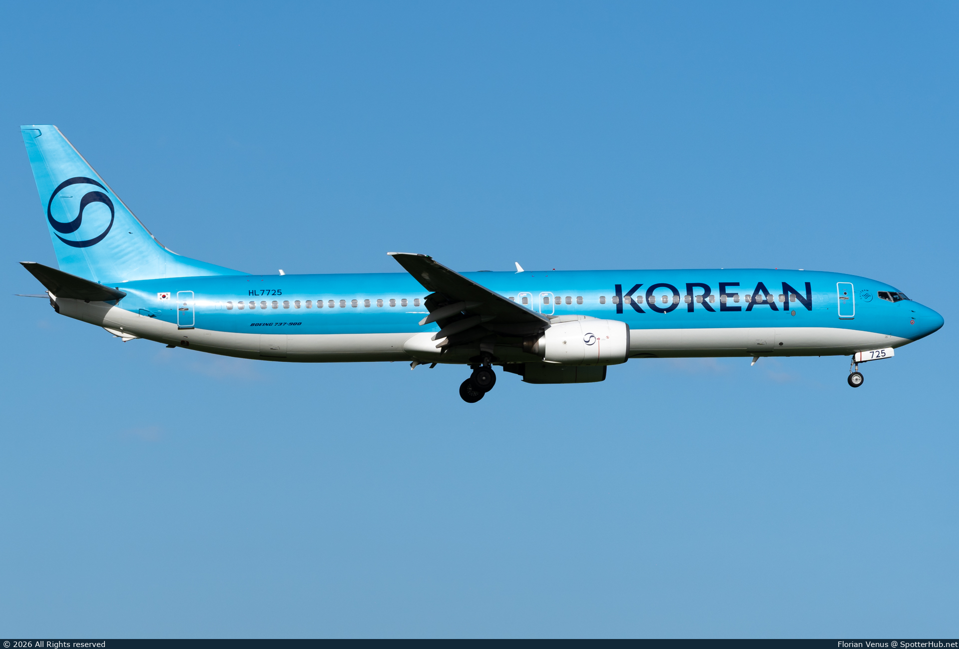 Photo of HL7725 - Boeing 737-9B5 operated by Korean Air