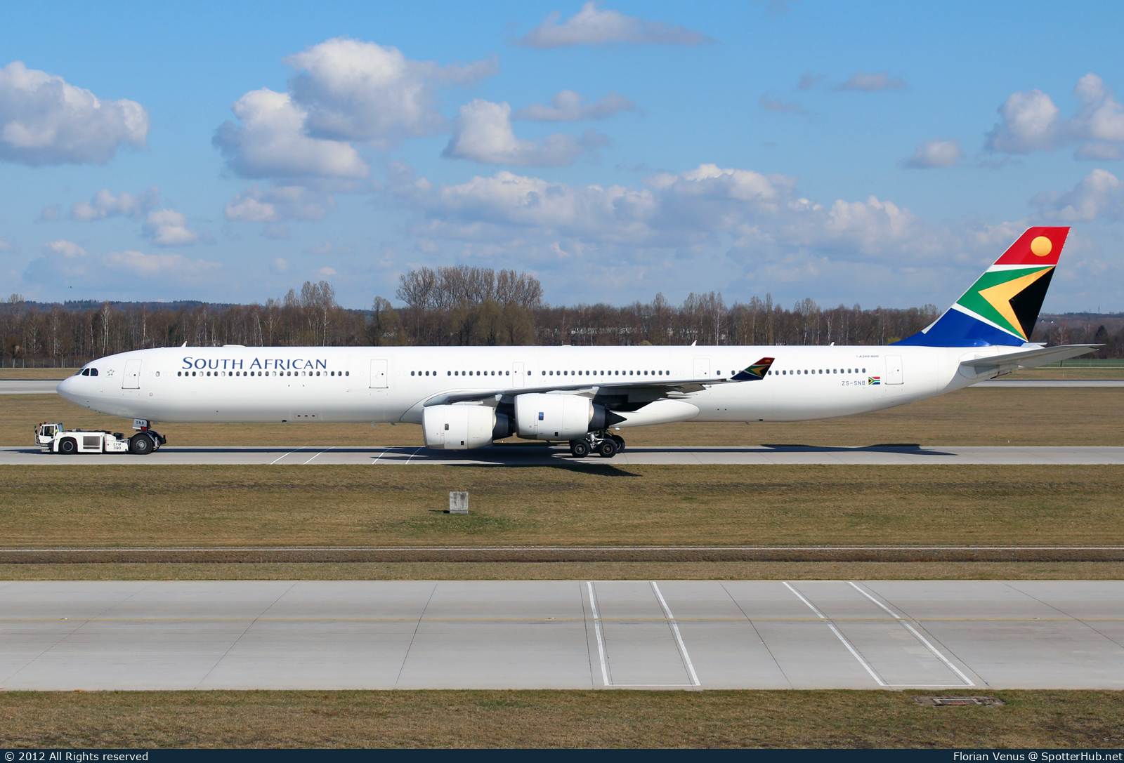 Photo of ZS-SNB - Airbus A340-642 operated by South African Airways