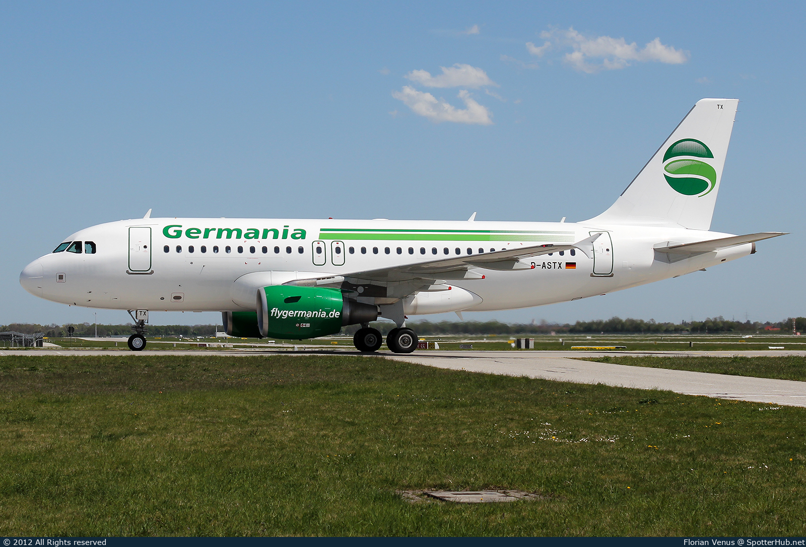 Photo of D-ASTX - Airbus A319-112 operated by Germania