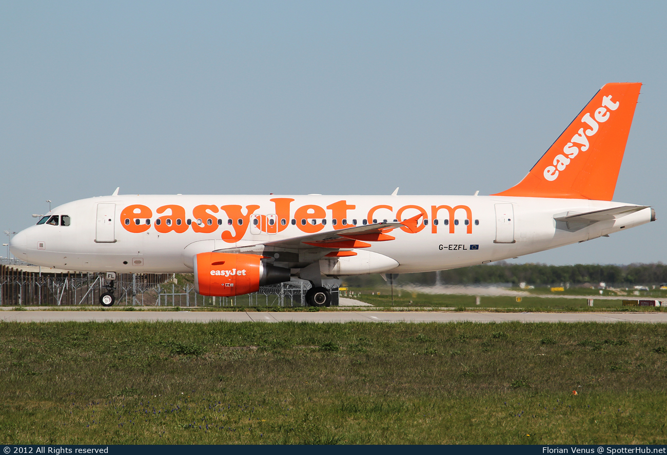 Photo of G-EZFL - Airbus A319-111 operated by easyJet