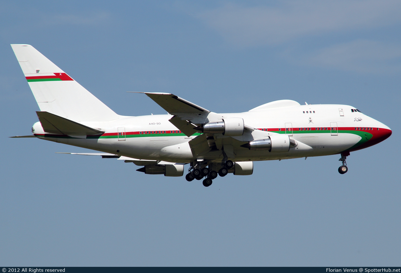 Photo of A4O-SO - Boeing 747SP-27 operated by Oman Royal Flight
