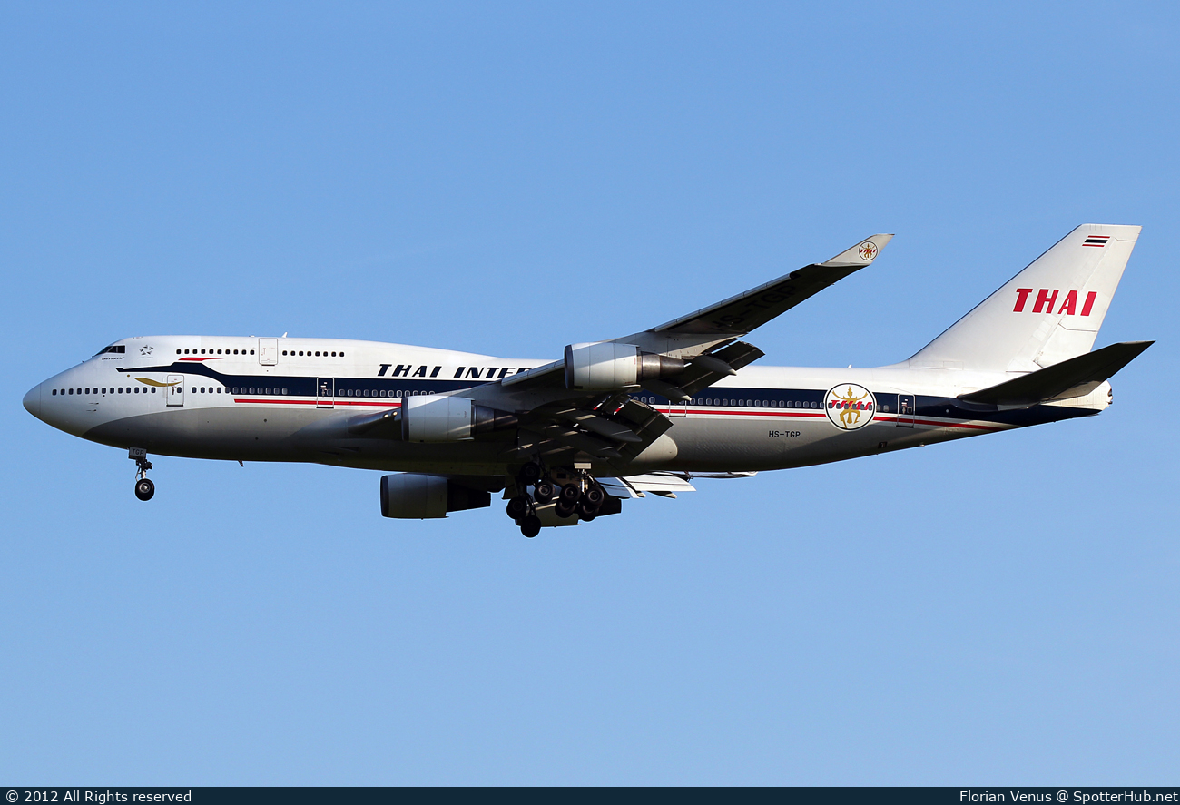 Photo of HS-TGP - Boeing 747-4D7 operated by Thai Airways International