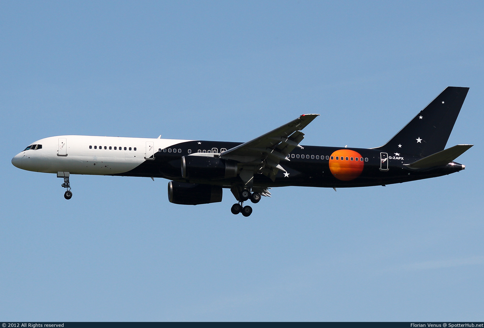 Photo of G-ZAPX - Boeing 757-256 operated by Titan Airways