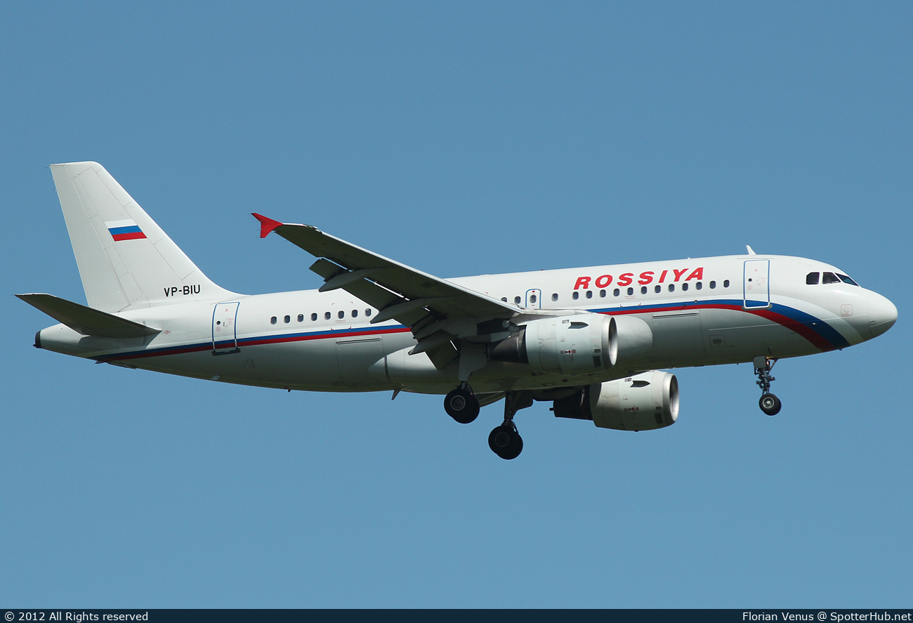 Photo of VP-BIU - Airbus A319-114 operated by Rossiya Airlines