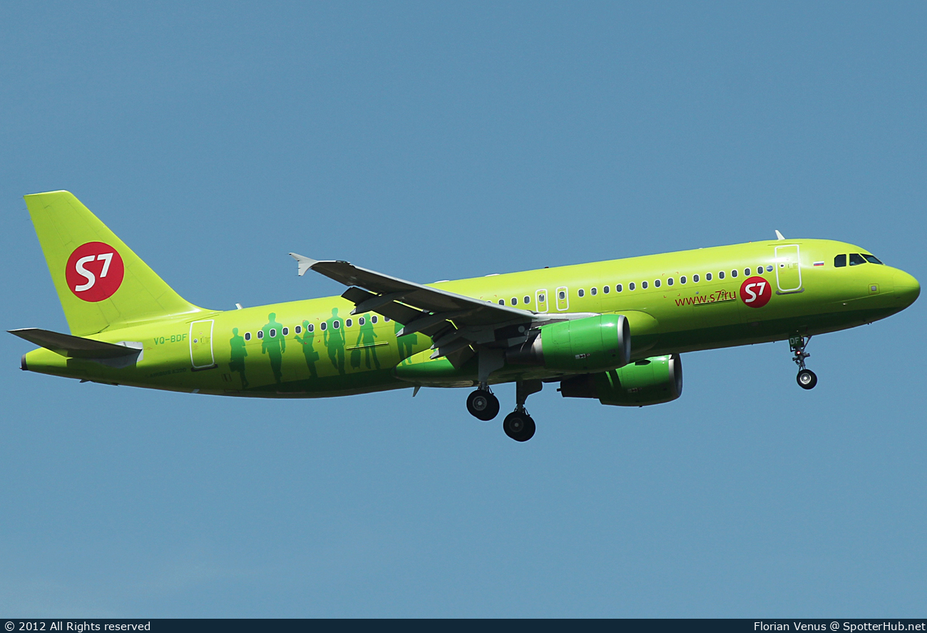 Photo of VQ-BDF - Airbus A320-214 operated by S7 Airlines