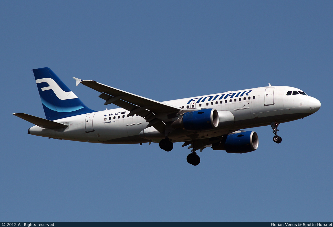 Photo of OH-LVD - Airbus A319-112 operated by Finnair