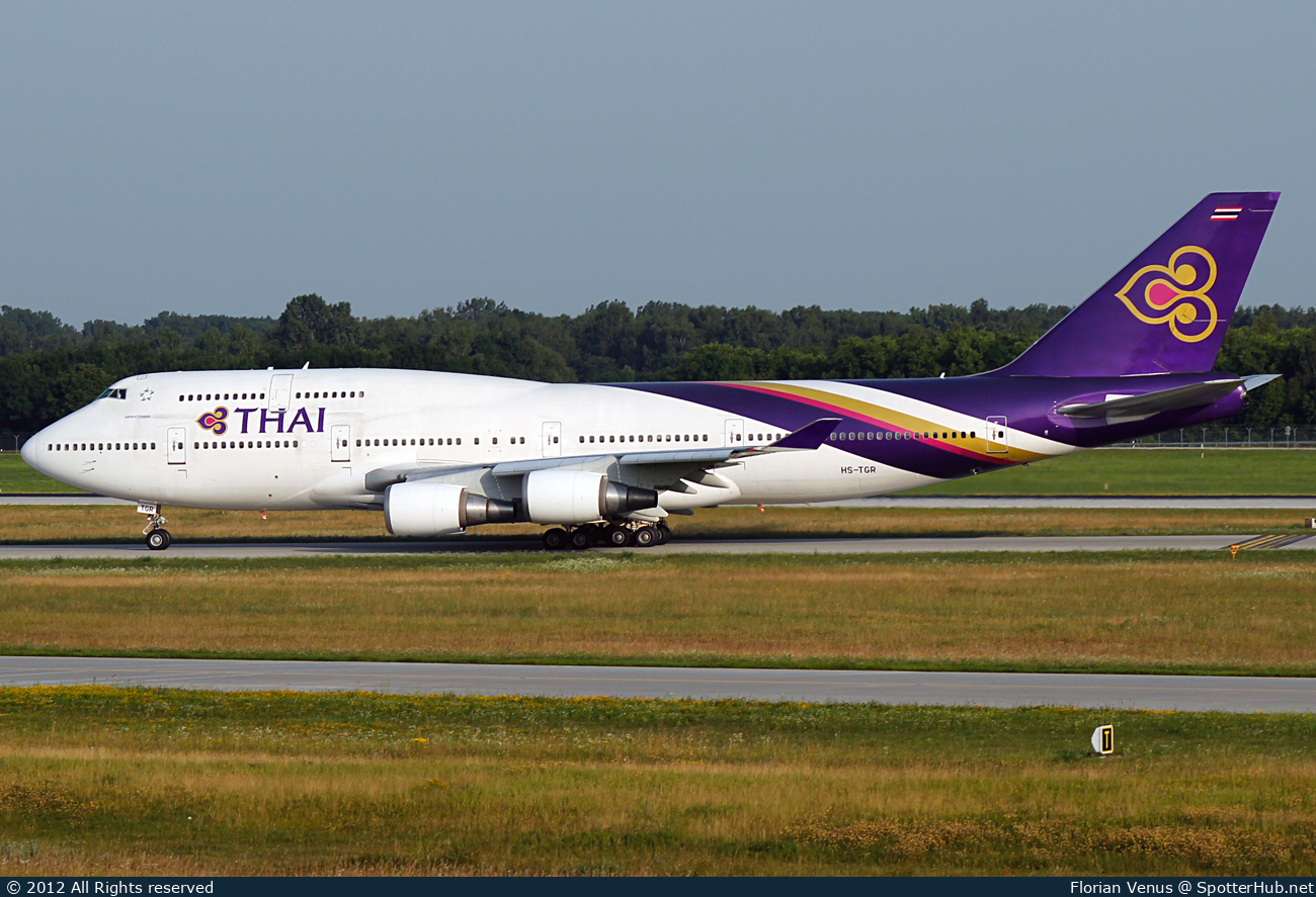 Photo of HS-TGR - Boeing 747-4D7 operated by Thai Airways International