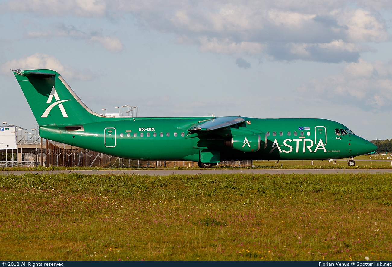 Photo of SX-DIX - British Aerospace 146-300 operated by Astra Airlines