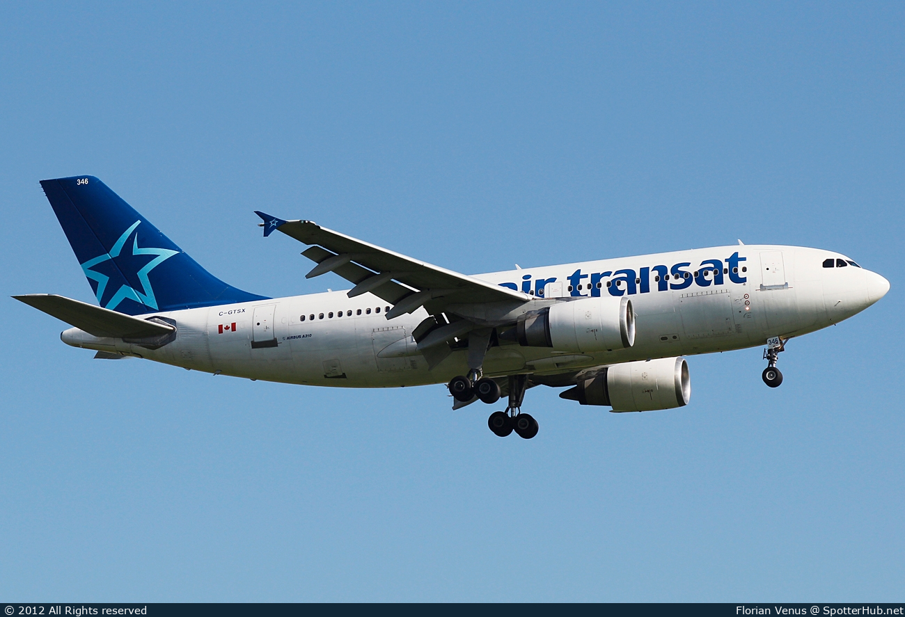 Photo of C-GTSX - Airbus A310-304 operated by Air Transat