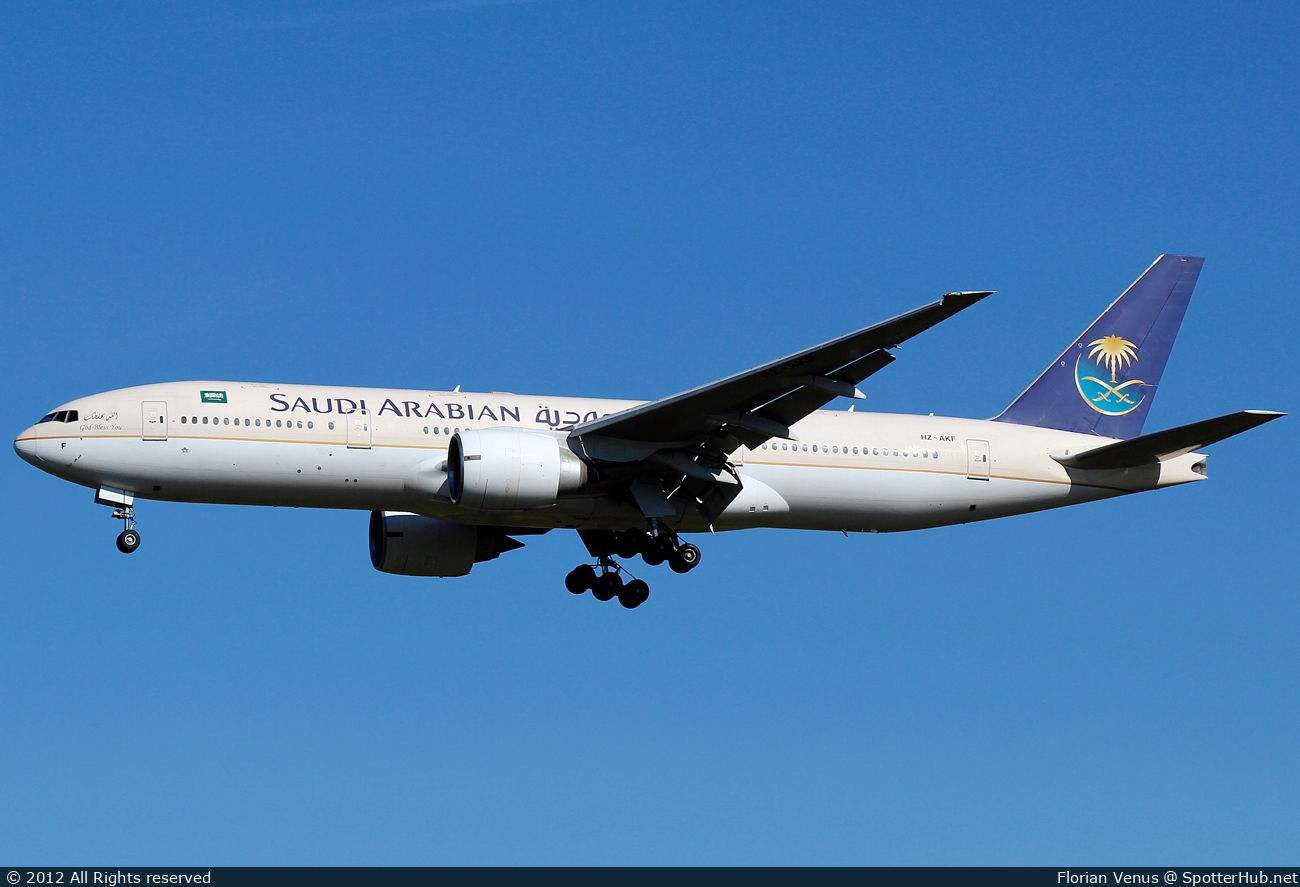 Photo of HZ-AKF - Boeing 777-268(ER) operated by Saudi Royal Flight