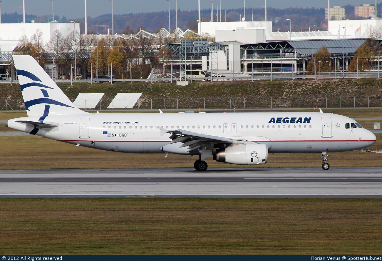 Photo of SX-DGD - Airbus A320-232 operated by Aegean Airlines