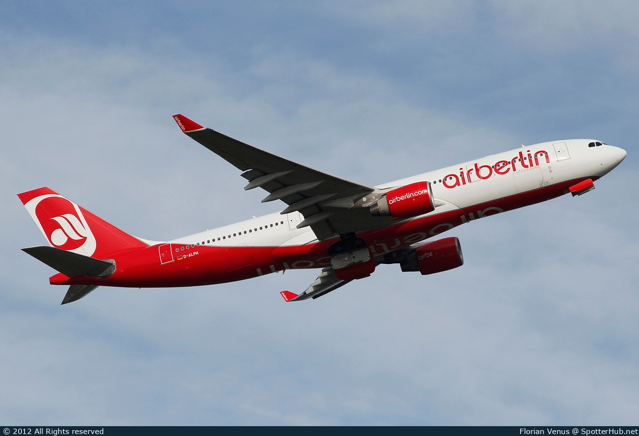 Photo of D-ALPH - Airbus A330-223 operated by Air Berlin