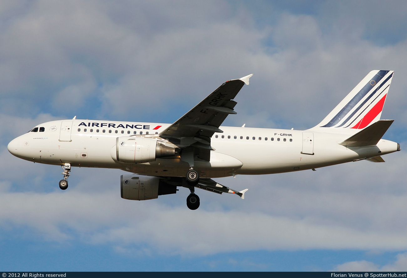 Photo of F-GRHK - Airbus A319-111 operated by Air France