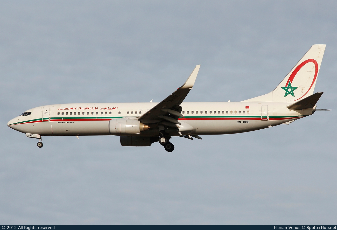 Photo of CN-ROC - Boeing 737-8B6 operated by Royal Air Maroc