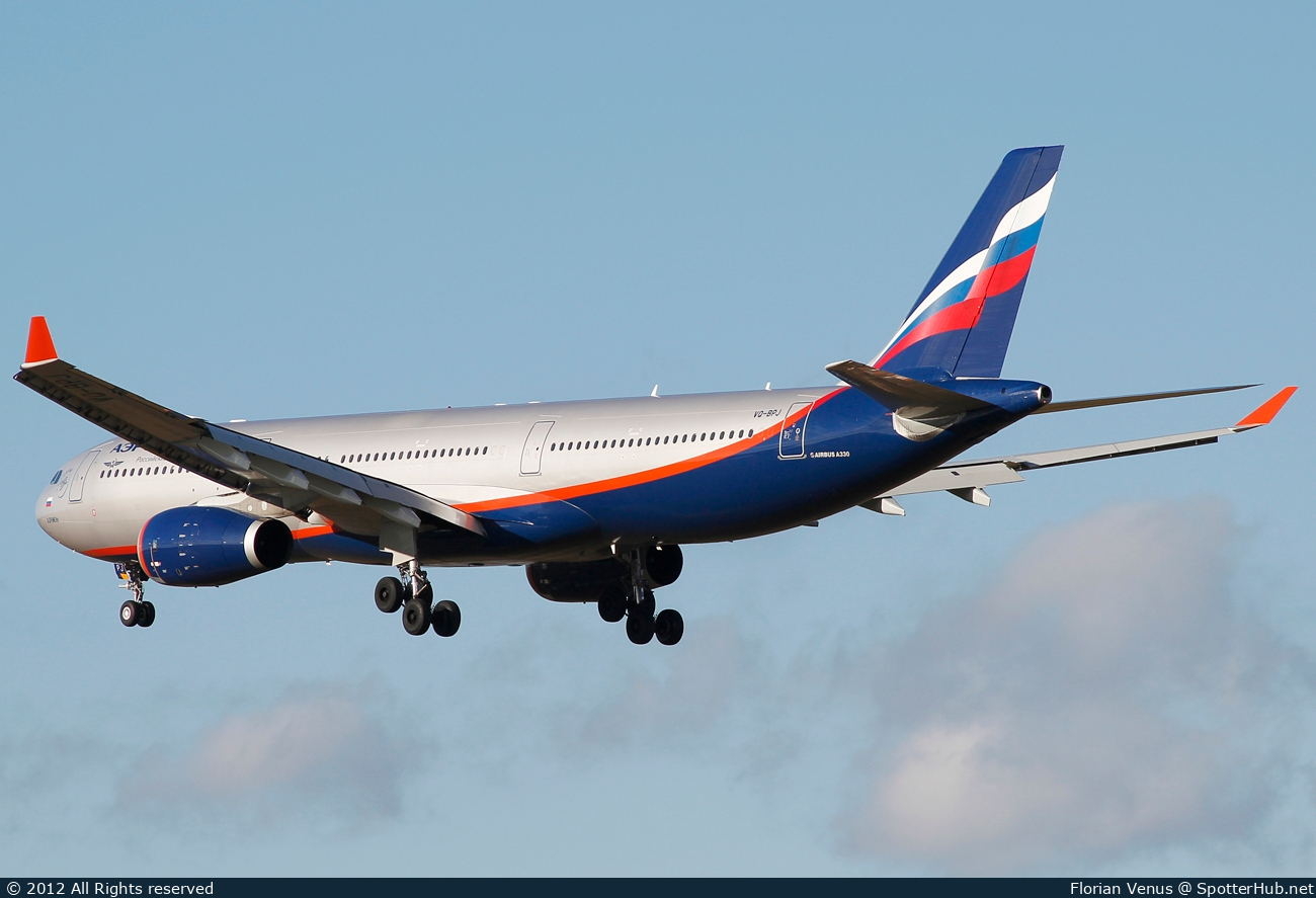 Photo of VQ-BPJ - Airbus A330-343 operated by Aeroflot