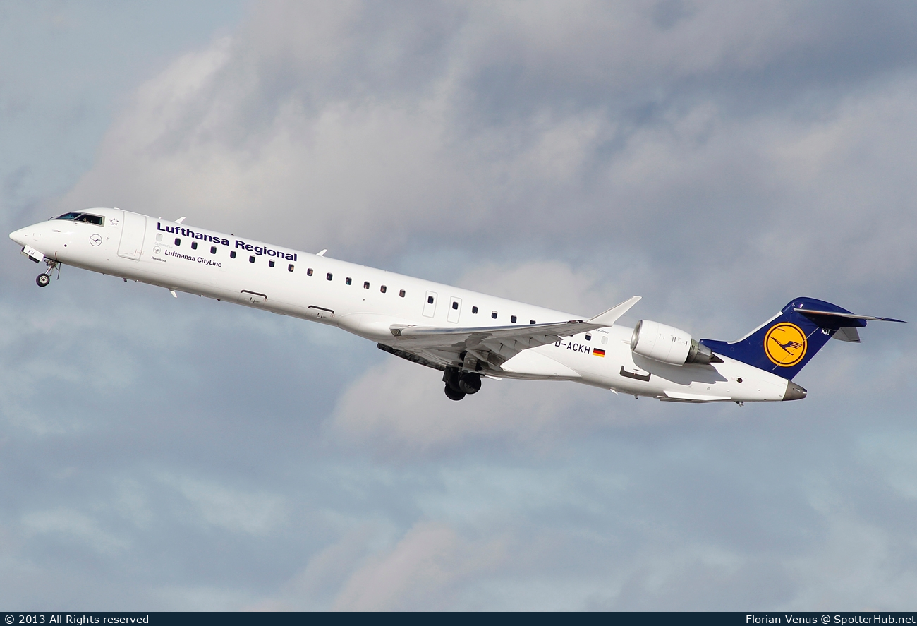 Photo of D-ACKH - Bombardier CRJ-900LR operated by Lufthansa CityLine