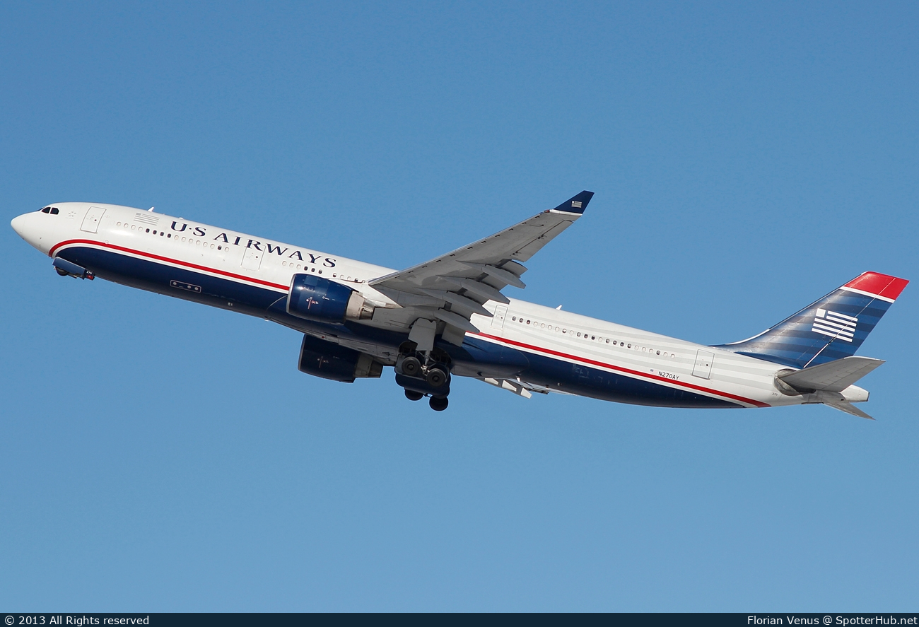 Photo of N270AY - Airbus A330-323 operated by US Airways