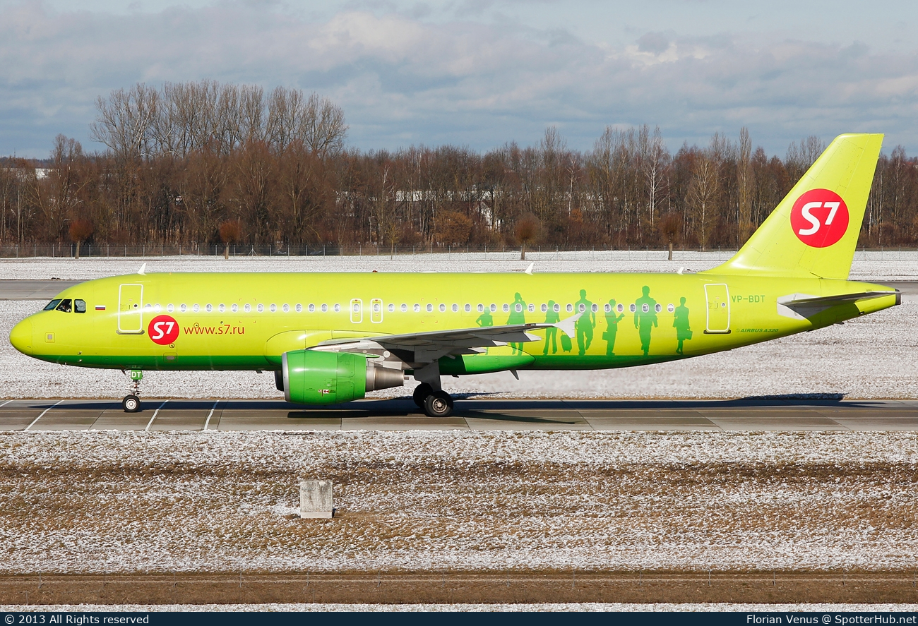 Photo of VP-BDT - Airbus A320-214 operated by S7 Airlines