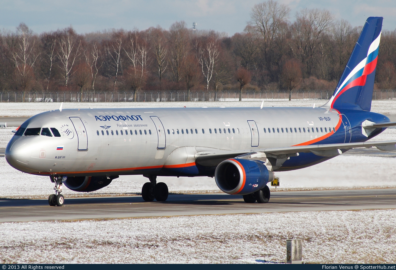 Photo of VP-BUP - Airbus A321-211 operated by Aeroflot