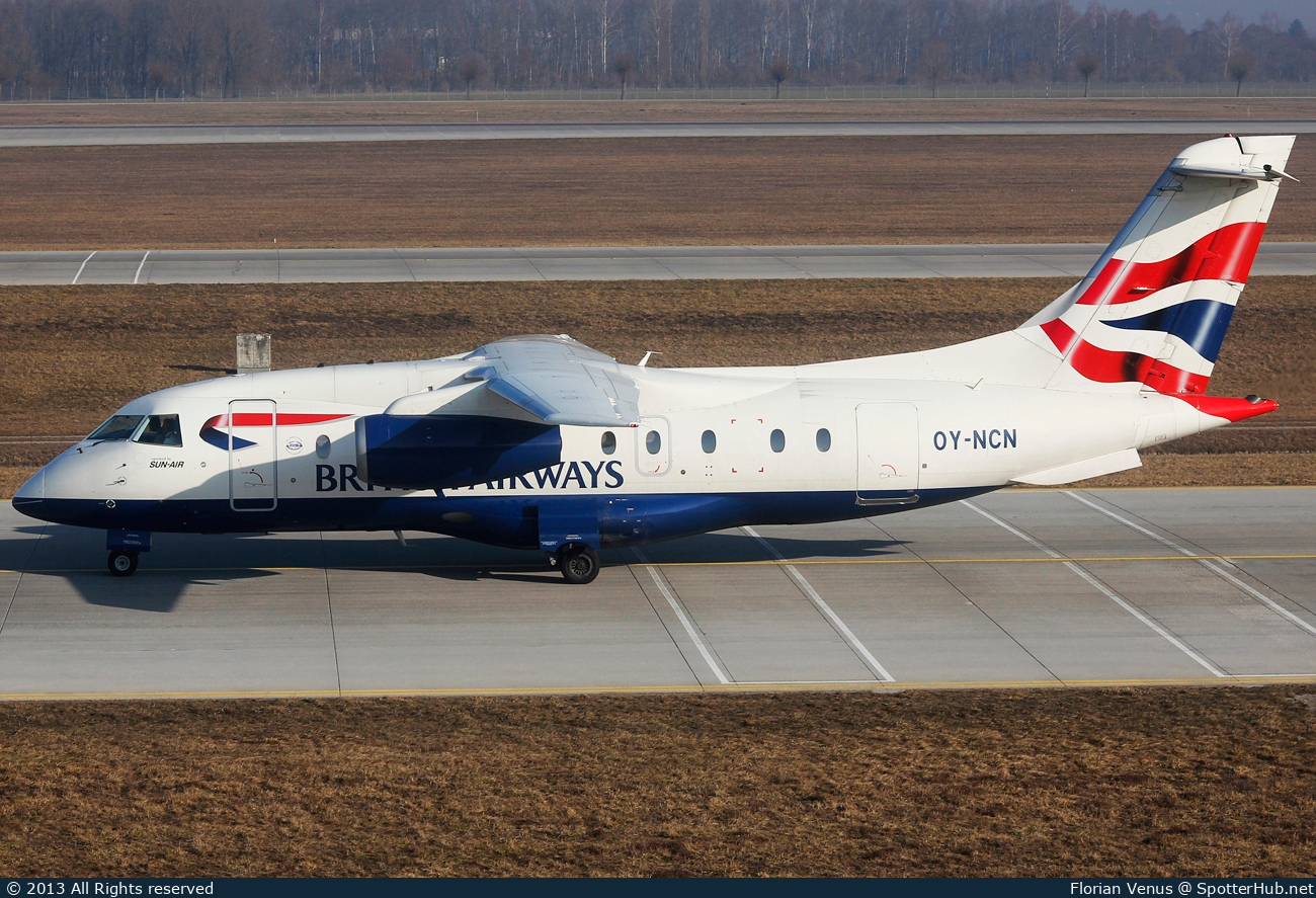 Photo of OY-NCN - Dornier 328-310 Jet operated by British Airways (opb Sun-Air of Scandinavia)