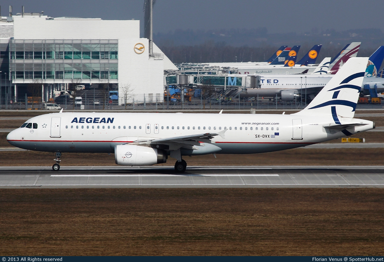Photo of SX-DVX - Airbus A320-232 operated by Aegean Airlines