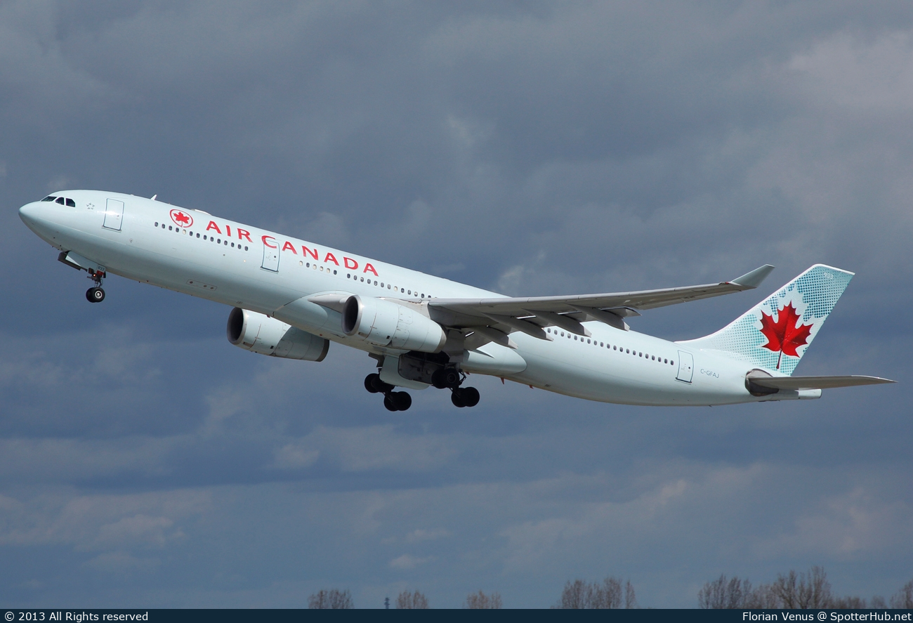 Photo of C-GFAJ - Airbus A330-343 operated by Air Canada
