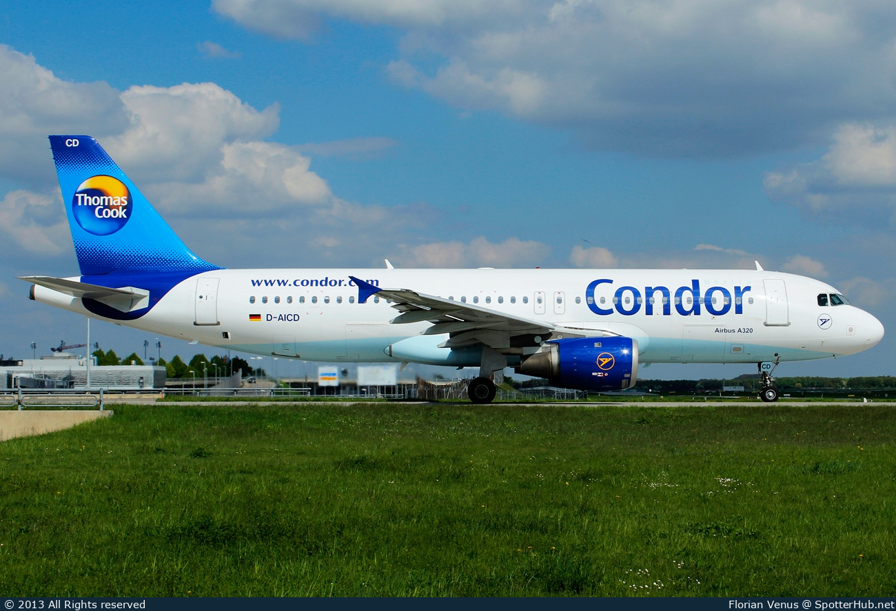 Photo of D-AICD - Airbus A320-212 operated by Condor
