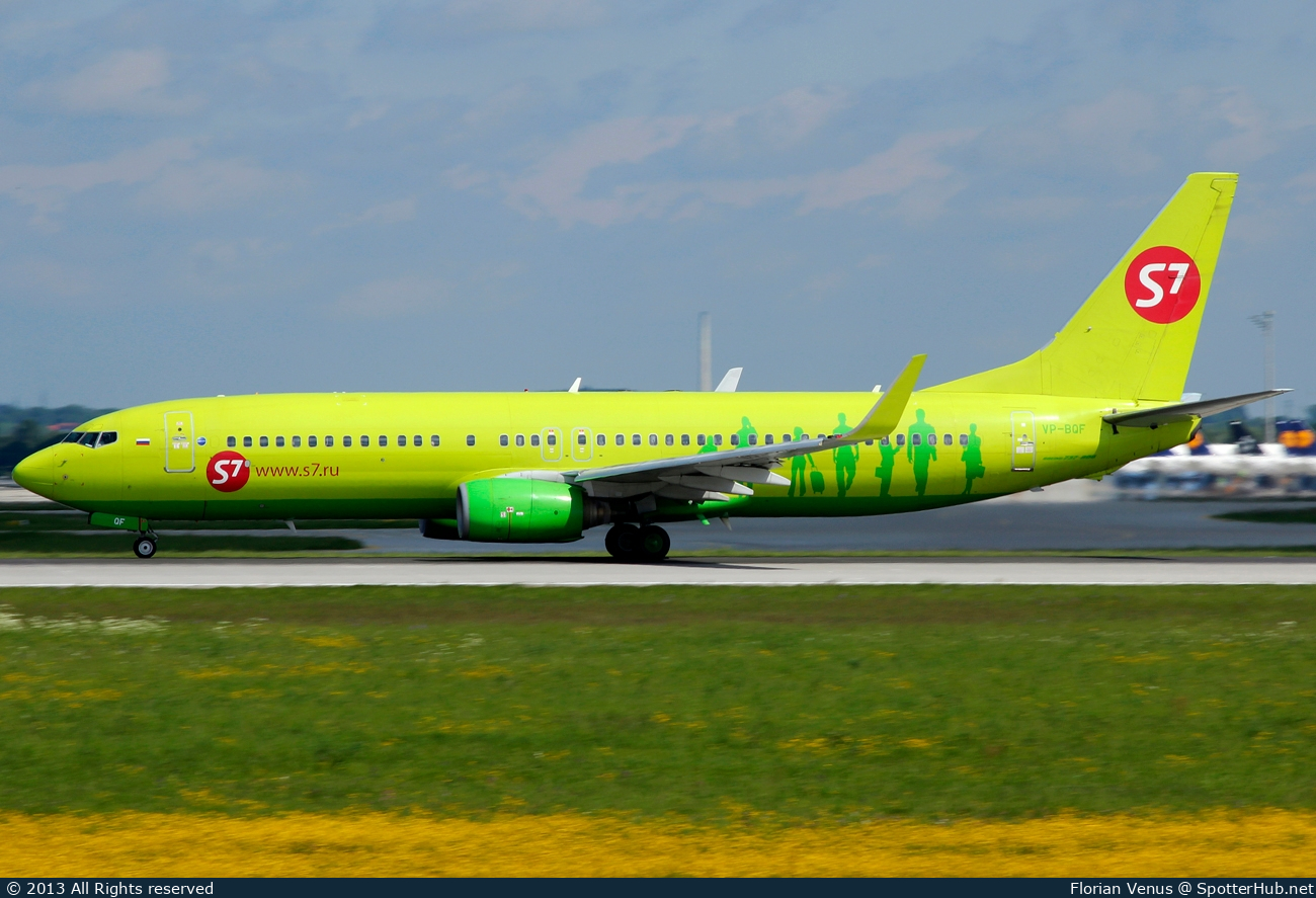 Photo of VP-BQF - Boeing 737-83N operated by S7 Airlines