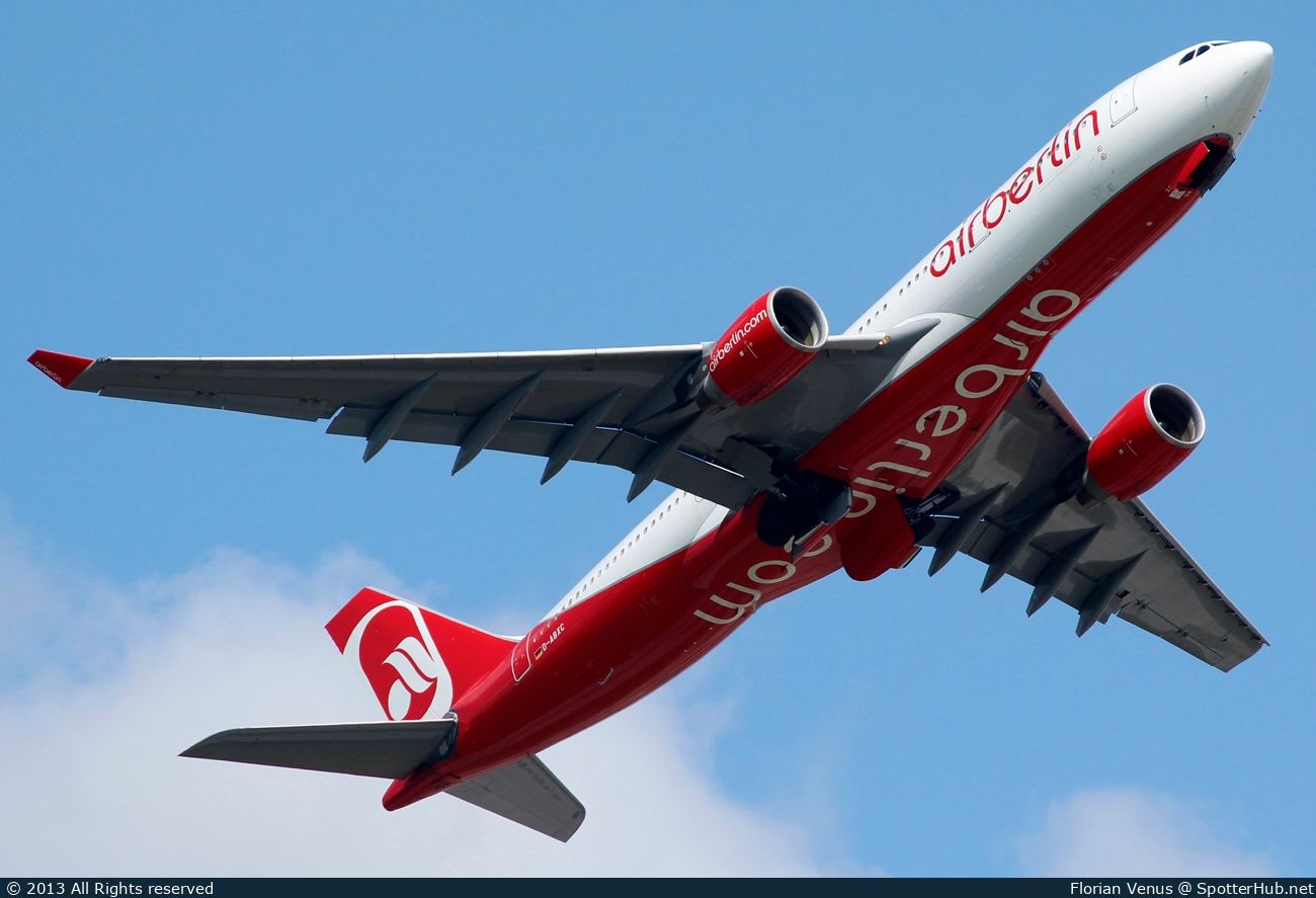 Photo of D-ABXC - Airbus A330-223 operated by Air Berlin
