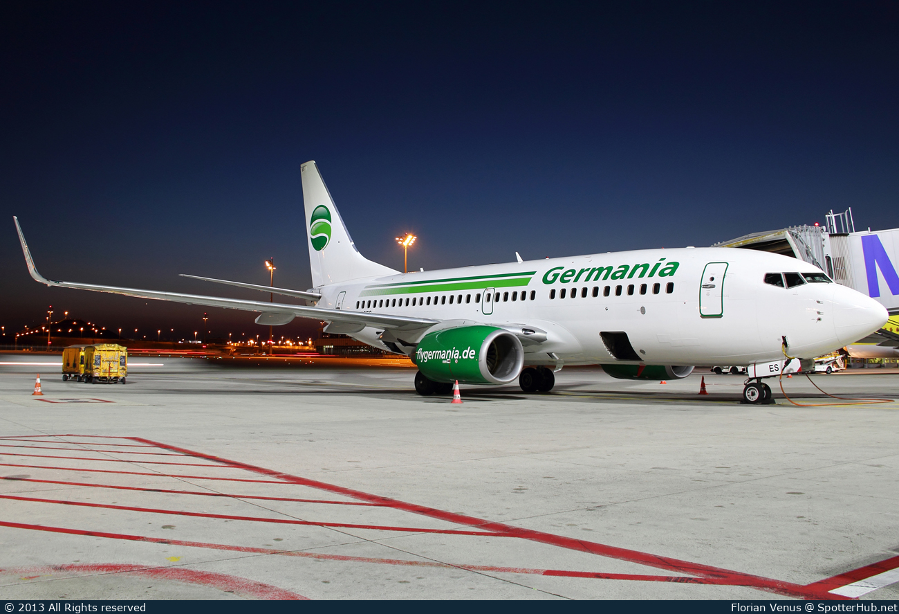 Photo of D-AGES - Boeing 737-75B operated by Germania