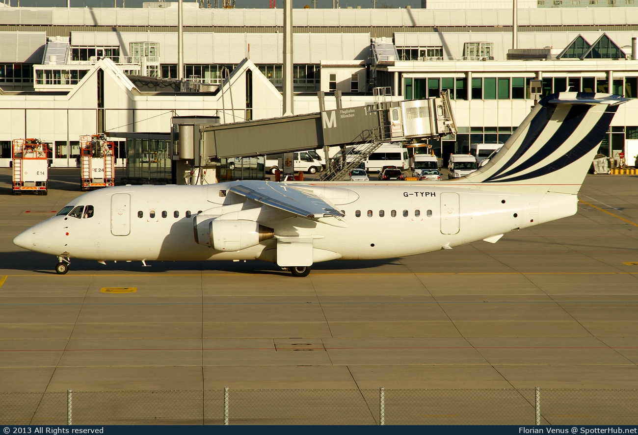 Photo of G-TYPH - British Aerospace 146-200 operated by BAe Systems