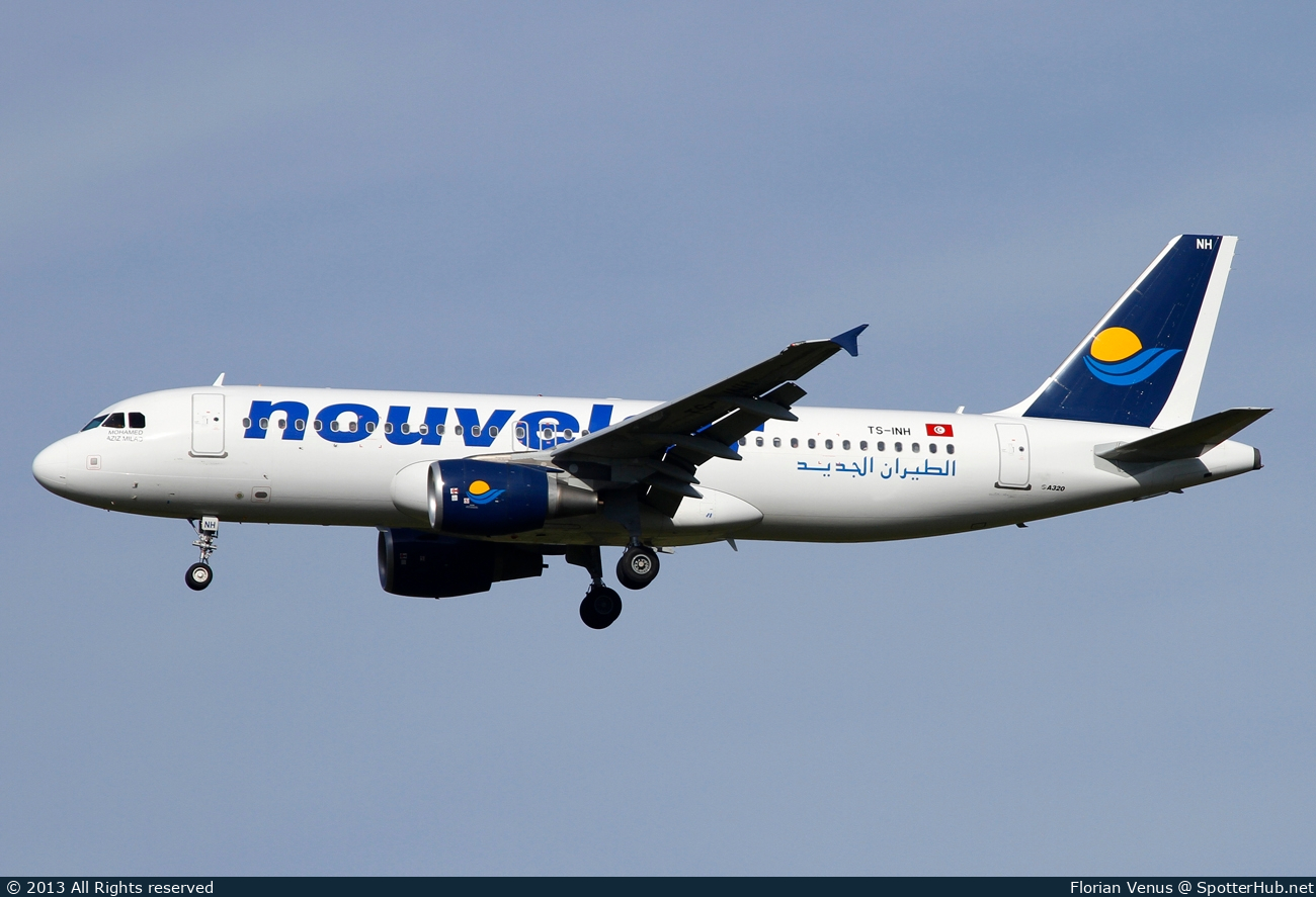 Photo of TS-INH - Airbus A320-214 operated by Nouvelair