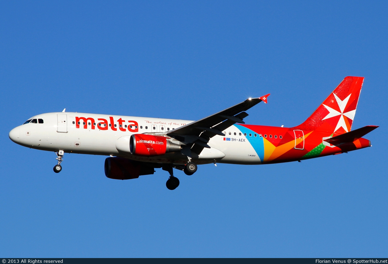 Photo of 9H-AEK - Airbus A320-214 operated by Air Malta
