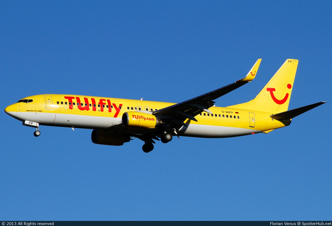 Photo of D-AHFP - Boeing 737-8K5 operated by TUIfly
