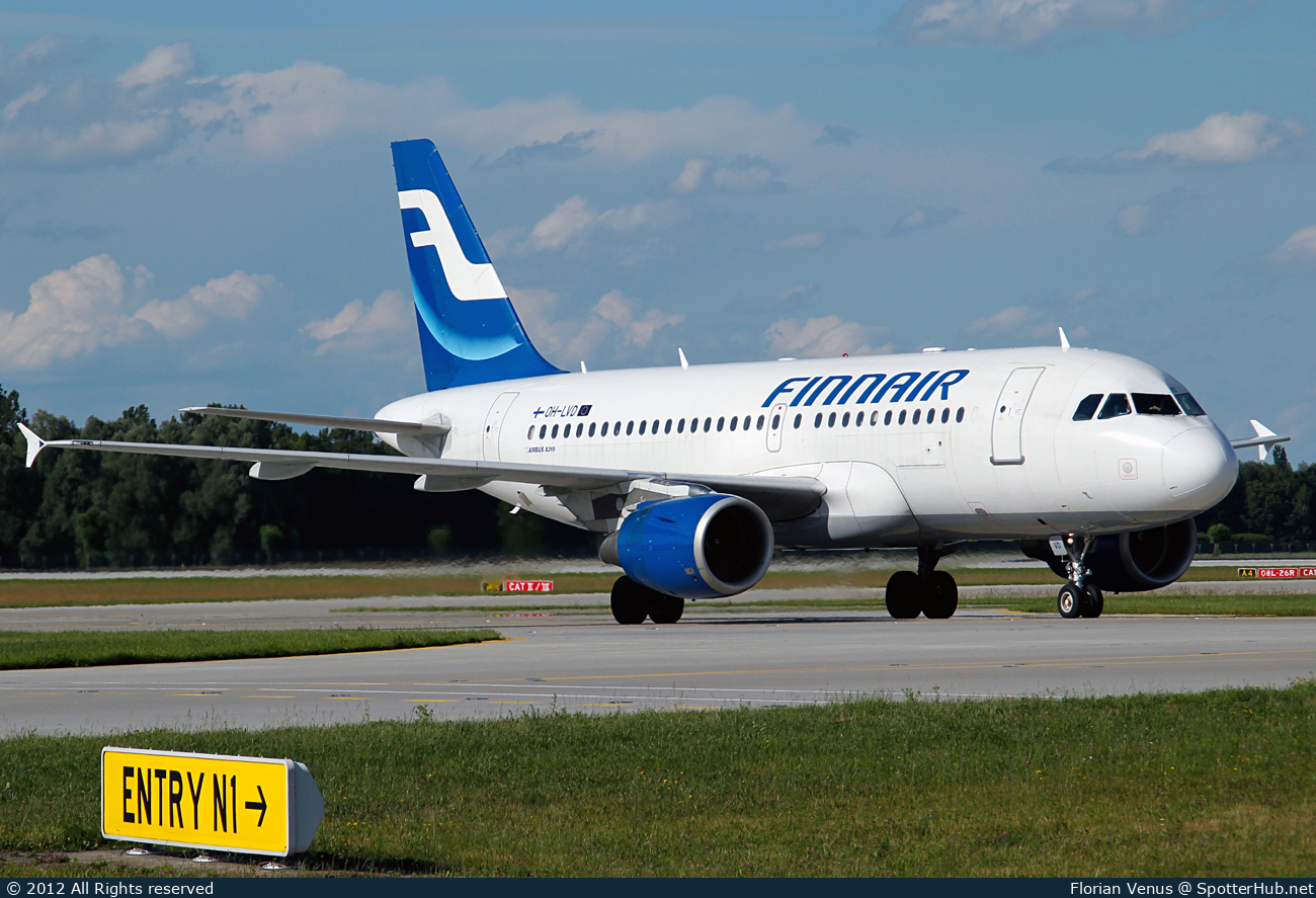 Photo of OH-LVD - Airbus A319-112 operated by Finnair