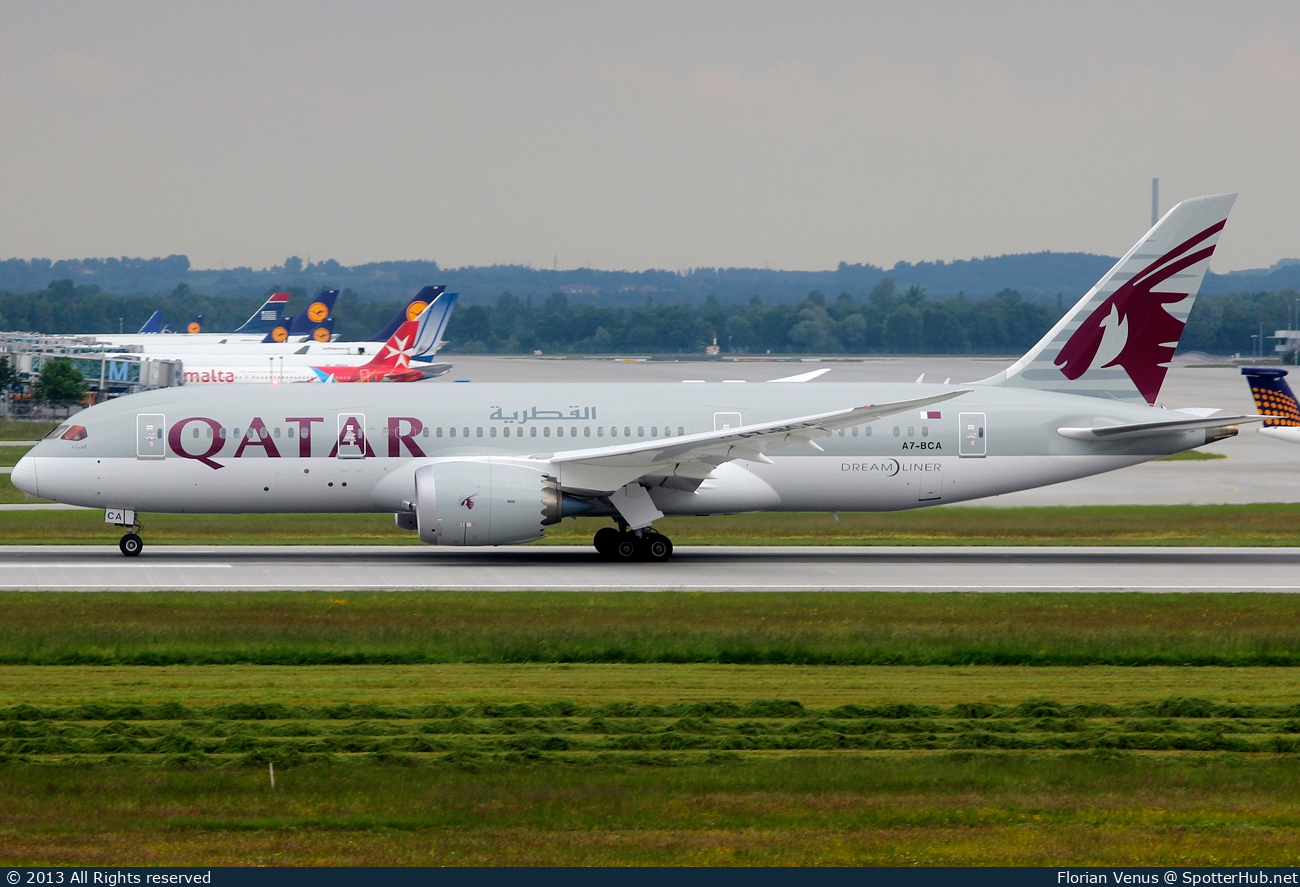 Photo of A7-BCA - Boeing 787-8 Dreamliner operated by Qatar Airways
