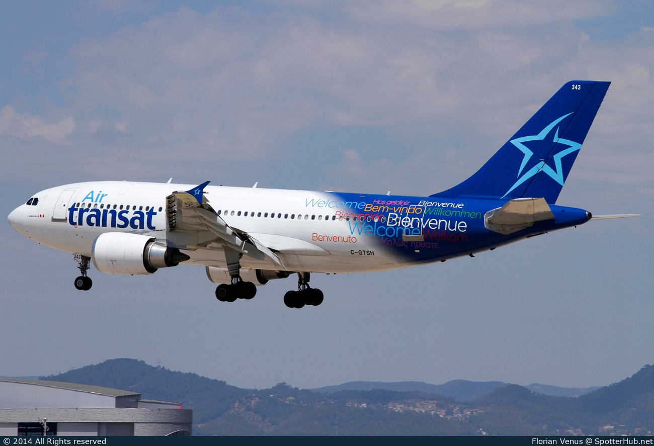 Photo of C-GTSH - Airbus A310-308 operated by Air Transat