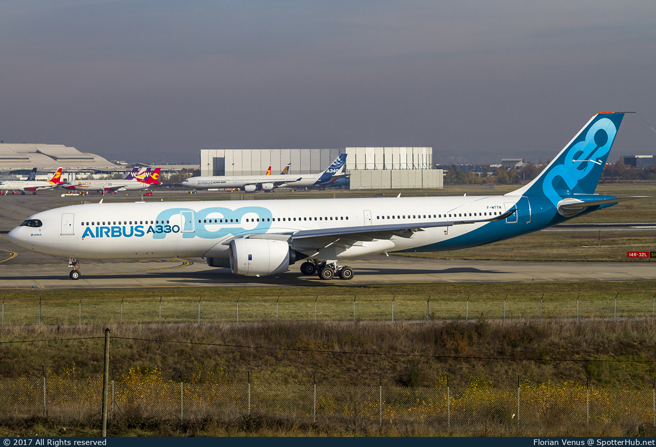 Photo of F-WTTN - Airbus A330-941 operated by Airbus Industrie