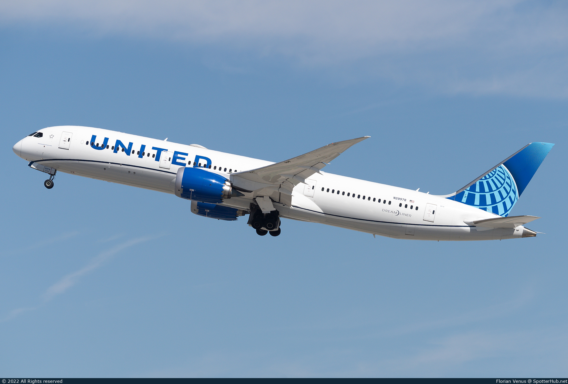 Photo of N29978 - Boeing 787-9 Dreamliner operated by United Airlines