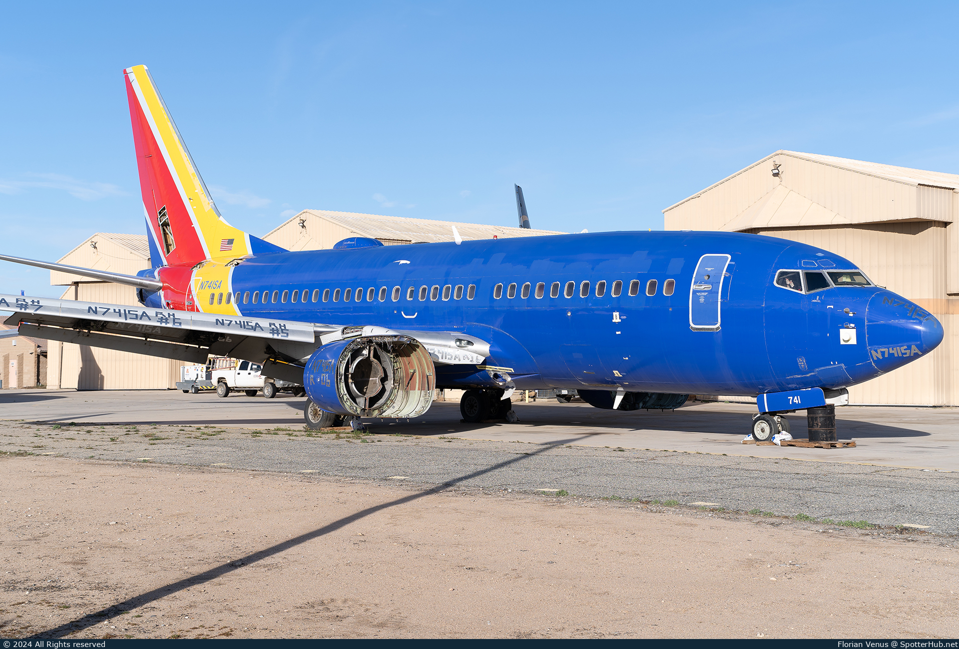Photo of N741SA - Boeing 737-7H4 operated by Southwest Airlines
