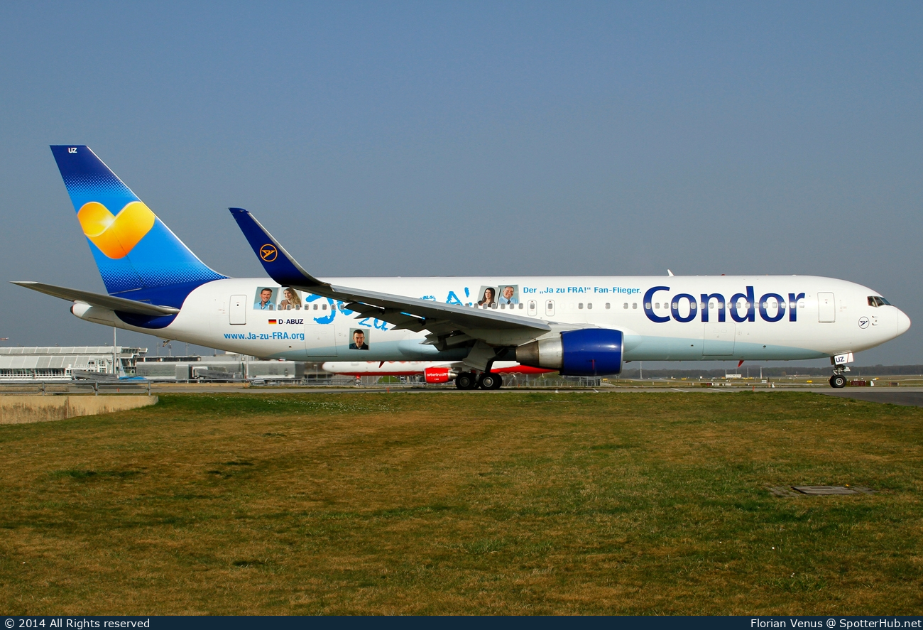Photo of D-ABUZ - Boeing 767-330(ER) operated by Condor