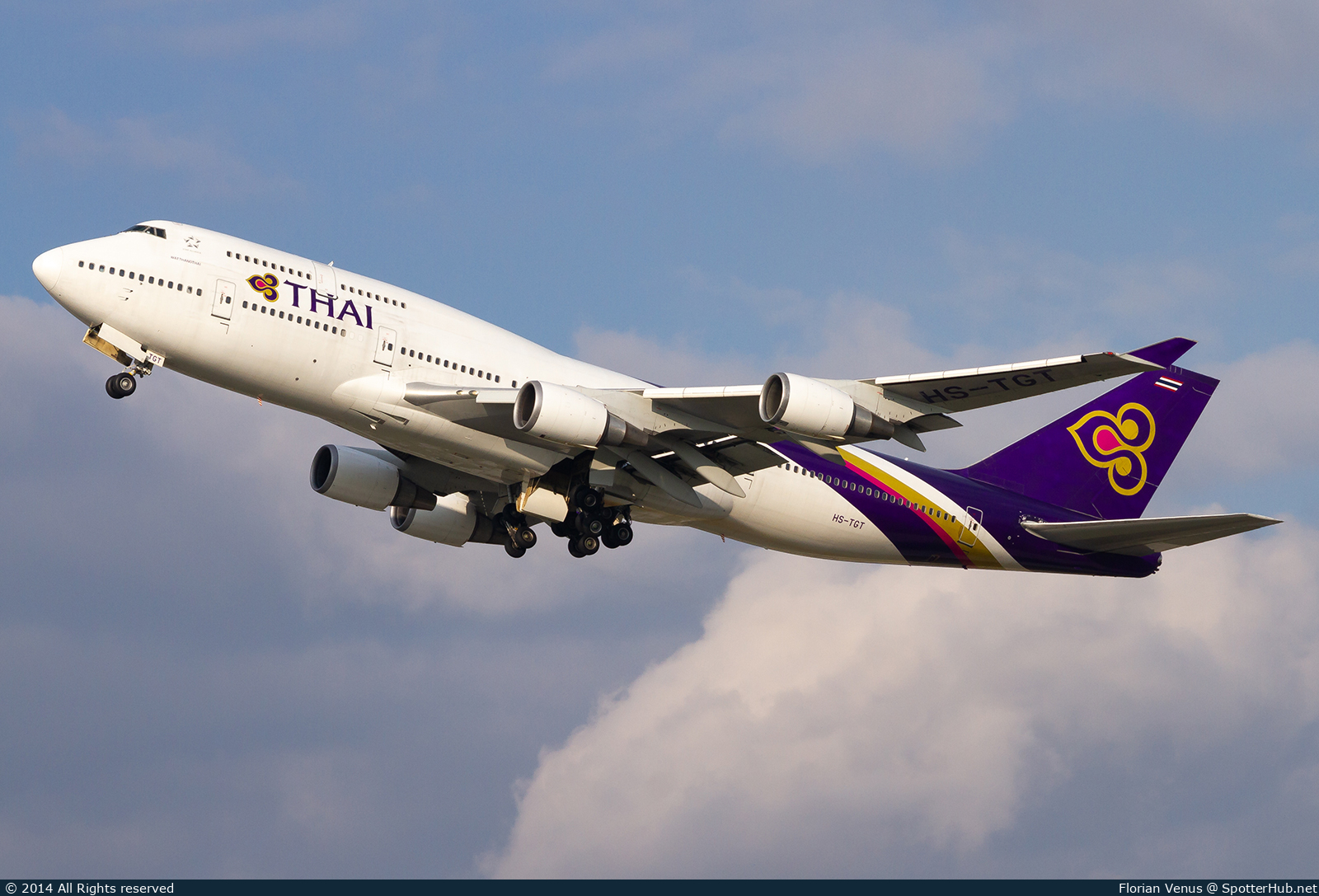 Photo of HS-TGT - Boeing 747-4D7 operated by Thai Airways International