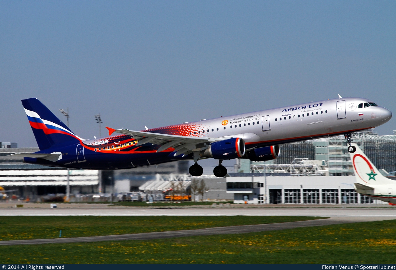Photo of VP-BTL - Airbus A321-211 operated by Aeroflot