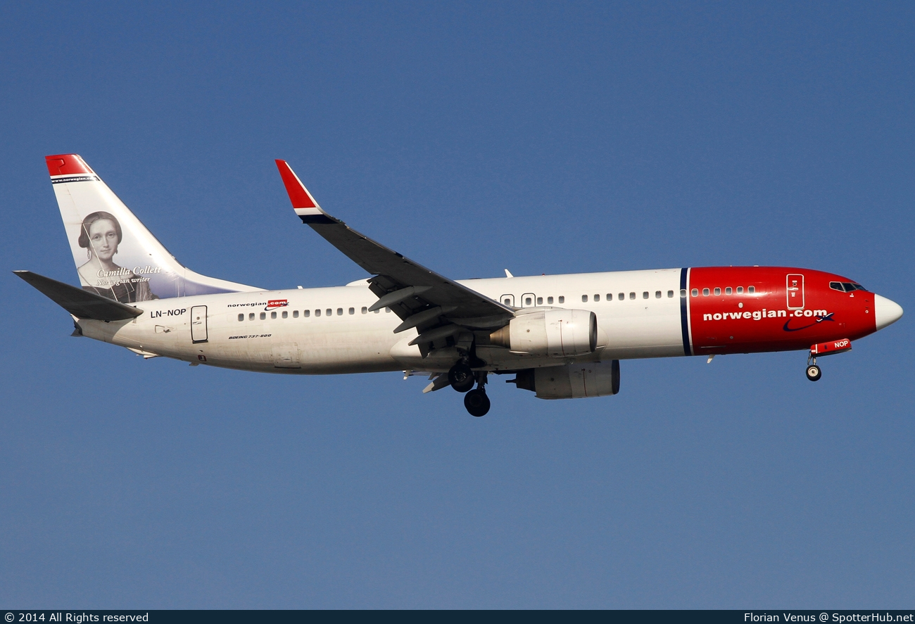 Photo of LN-NOP - Boeing 737-86N operated by Norwegian Air Shuttle